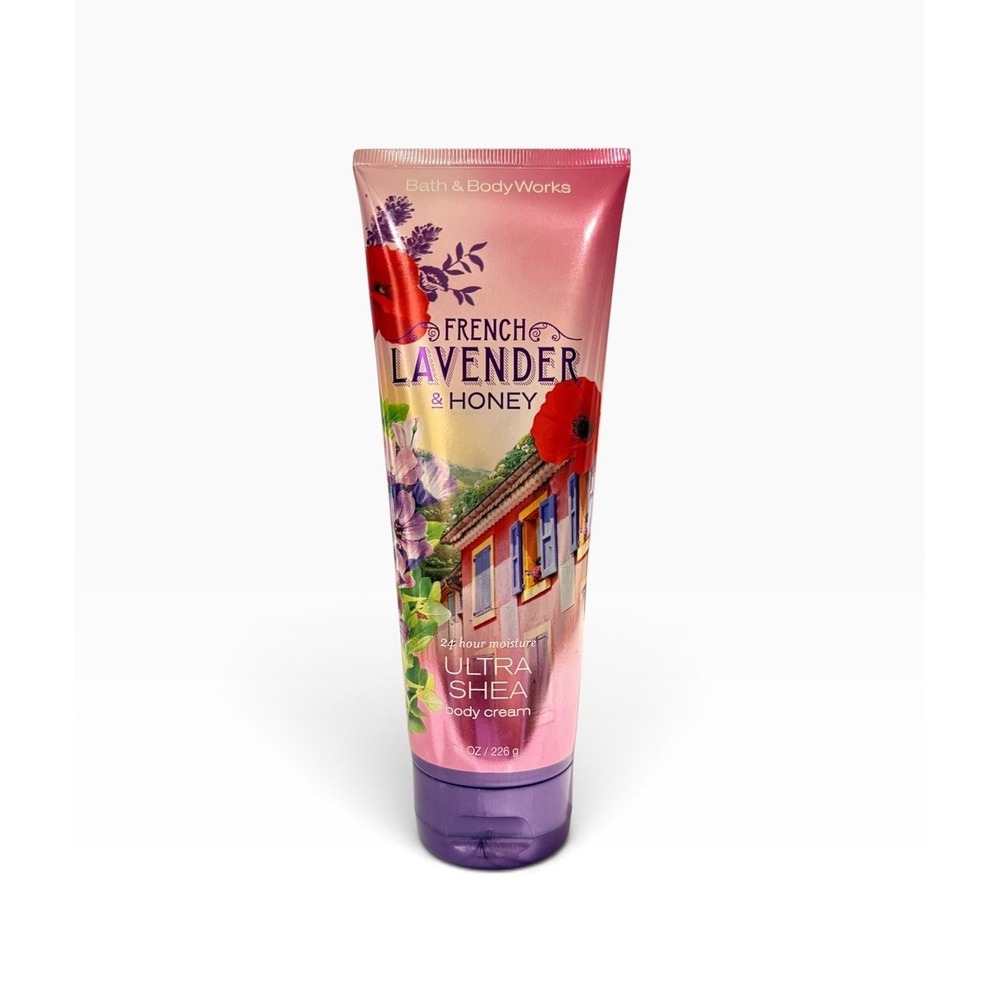Bath & Body Works French Lavender & Honey Ultra Shea Body Cream 8 oz Retired